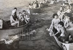 Архивни кадри разкриват как реката е била сцена на спорт