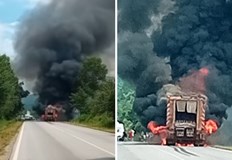 Инцидентът е между селата Голец и Микре трафикът се регулира