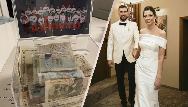 Младоженците събраха 1575 лева за гимнастички със Синдром на Даун вместо да получават цветя от гостите