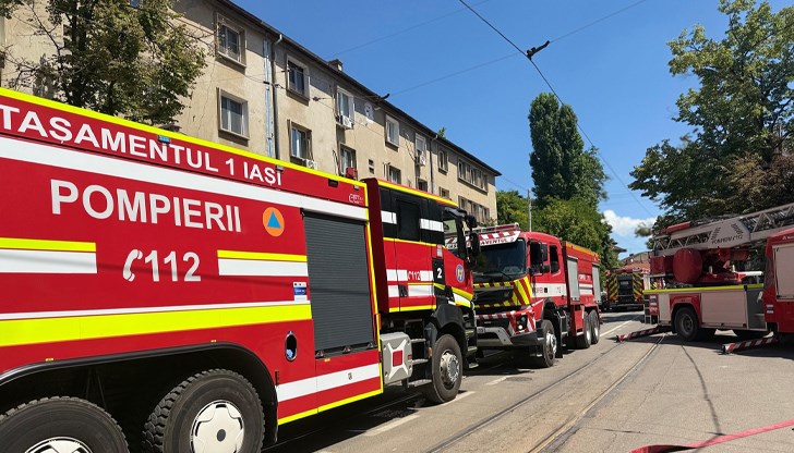 Огънят избухна в подземието на болницата в Яш, евакуирани са 274 души