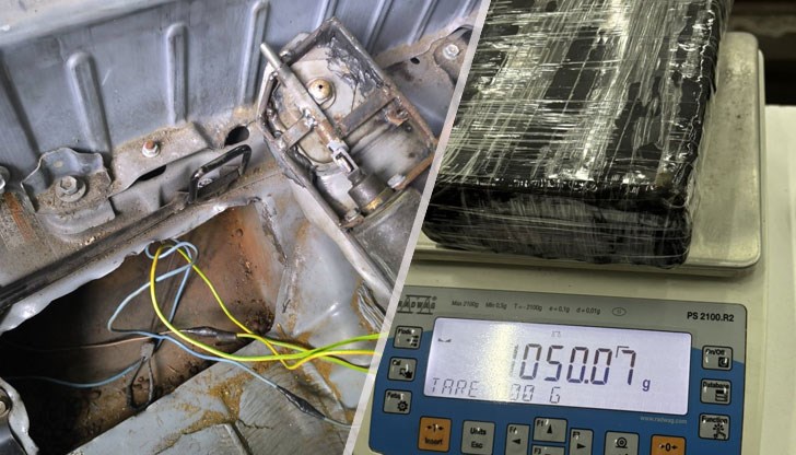 Двойка опита да пренесе наркотика в скрита кухина под задната седалка