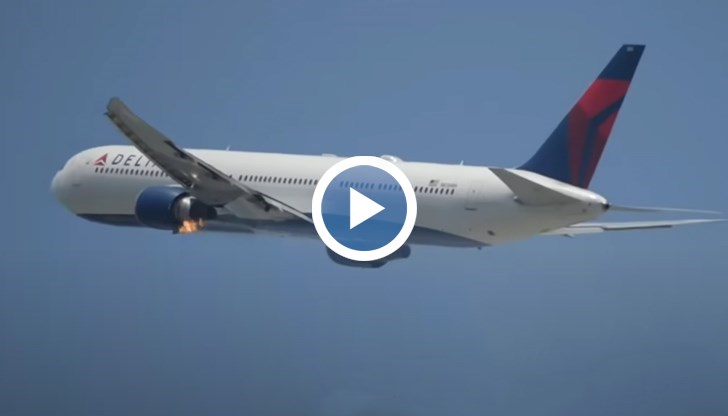 Самолетът се върна аварийно в Лос Анджелис заради пожар в двигателя