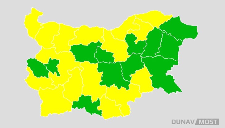 НИМХ обяви жълт код за опасно горещо време в 18 области на страната НИМХ обяви жълт код за опасно горещо време в 18 области на страната