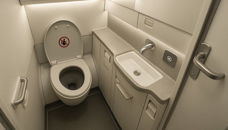 Експерти разкриват какво се случва, когато натиснем бутона в самолетната тоалетна Експерти разкриват какво се случва, когато натиснем бутона в самолетната тоалетна