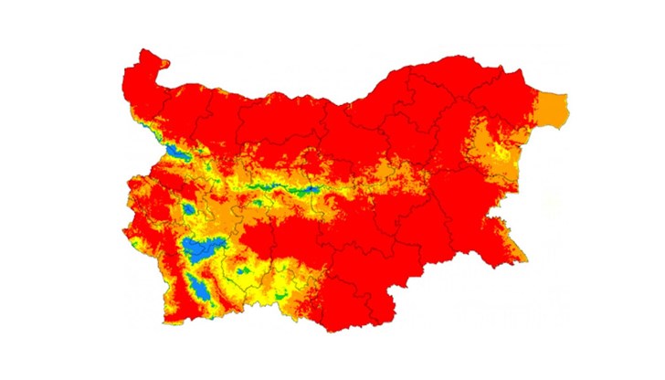 Индекси на пожароопасност на 15 юли 2025