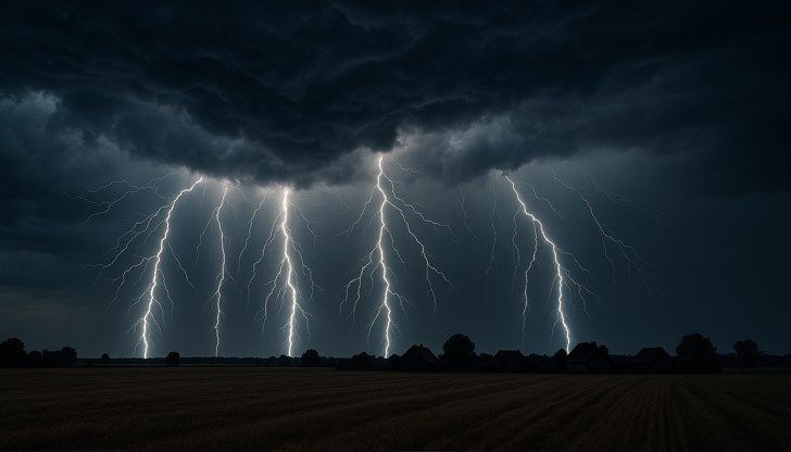 Пожарникарите потушиха огъня преди да се разрасне, изгорели са няколко бали със слама