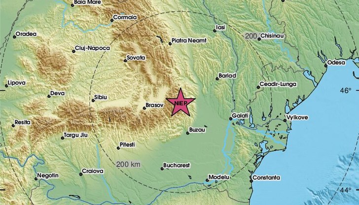 Трусът е регистриран тази сутрин в 07:19 часа