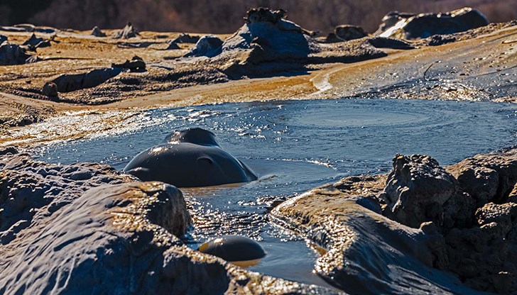 Кални вулкани в обектива на на румънския фотограф и режисьор Дан Михалча