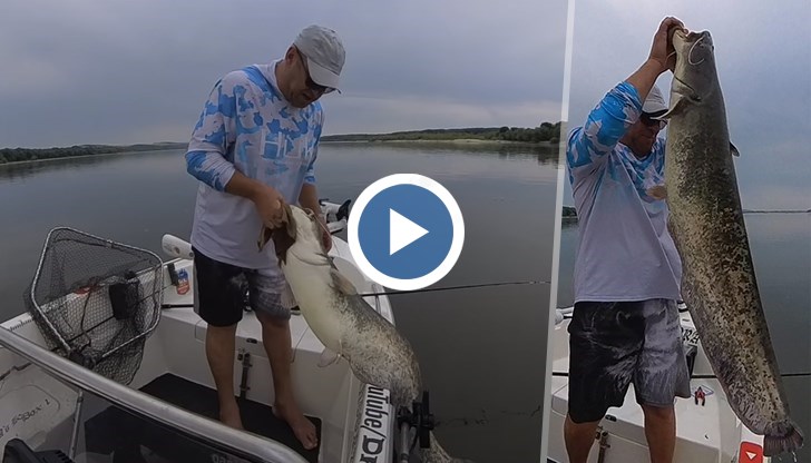 Тео от DnFishing демонстрира майсторство с техниката "кльонк" въпреки трудните условия