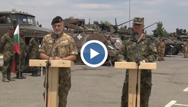 Председателят на Военния комитет на НАТО посети учебния полигон "Ново село" и благодари за подкрепата към Украйна