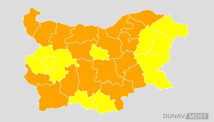 НИМХ обяви оранжев код за екстремни горещини утре