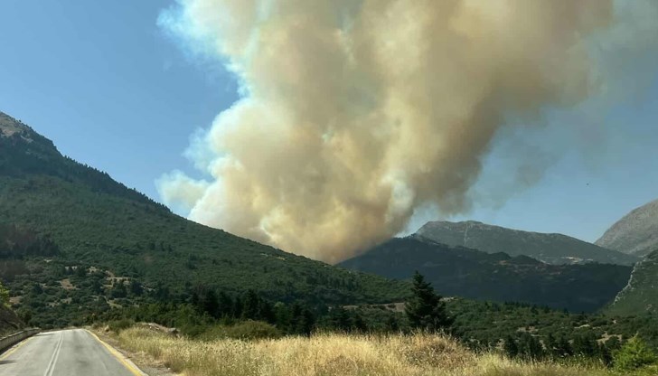 Хиляди хектари горят на гръцкия полуостров Хиляди хектари горят на гръцкия полуостров