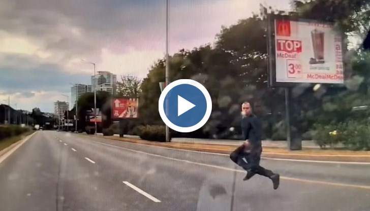 Видеото от инцидента предизвика дискусии за пътната безопасност в столицата