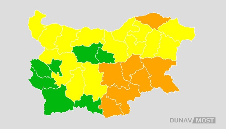 Очакват се интензивни валежи и понижение на температурите