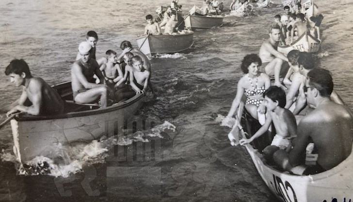 Архивни кадри разкриват как реката е била сцена на спорт и летни приключения