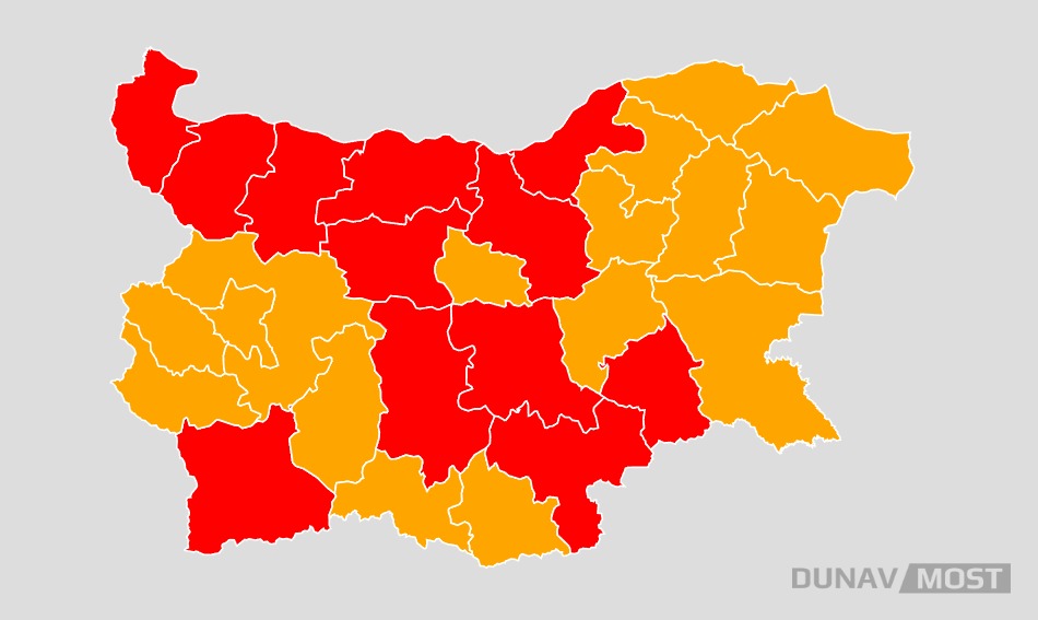 Очакват се температури до 43 градуса и повишен риск за