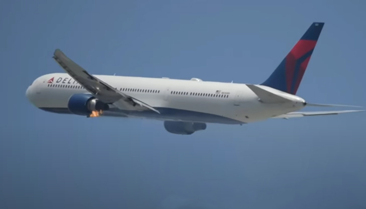 Самолетът се върна аварийно в Лос Анджелис заради пожар в