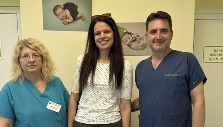 Благодарност след спасена рядка бременност във Варна донесе модерна техника