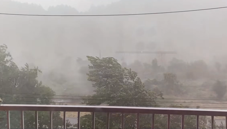 Бурята се развила за по-малко от 10 минути, като е