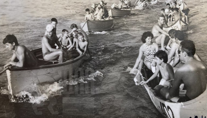 Архивни кадри разкриват как реката е била сцена на спорт