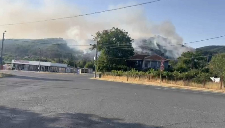 Огънят е в гориста местност, всички обитатели са в безопасностГолям