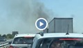 Пожар и катастрофа блокираха АМ "Тракия"