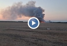 Пламъците са обхванали първа клетка на сметищетоОгромен пожар избухна тази