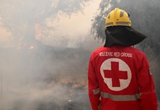 35 пожарникари и три самолета се борят с огъня в