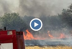 Военен хеликоптер от Крумово се включи в гасенето има обгазени