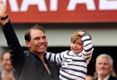 Синът му Мигел е кръстен на покойния дядоТенис легендата Рафаел