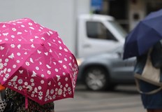 Значителни валежи с гръмотевици в части от страната на 19