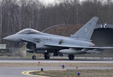 Германски Юрофайтър прехванаха руски Илюшин над Балтийско мореДва германски изтребителя