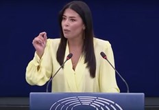 Афродити Латинопулу заяви в Европарламента че скопяните говорят български диалектГръцката