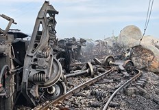 Младежи опитаха да откраднат метални части от дерайлиралите вагони предизвикаха