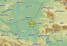 Трусът е регистриран на 28 километра западно от ТимишоараЗеметресение с