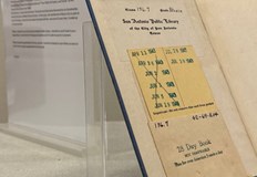 Американска библиотека получи том от 1943 година с писмо Баба