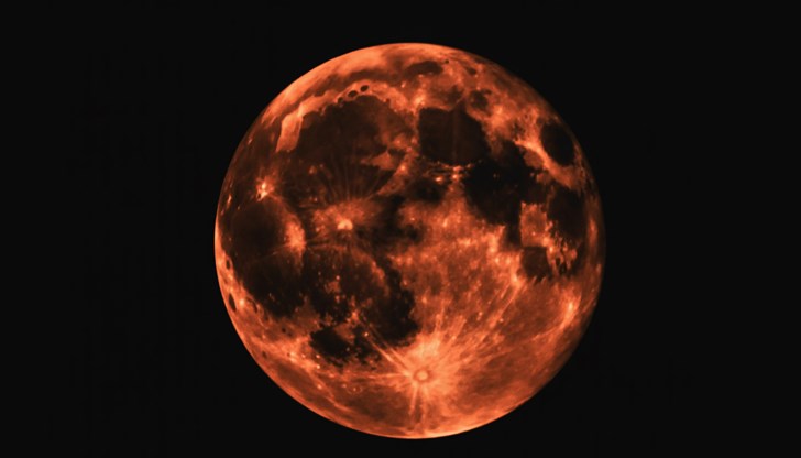 Луната ще придобие червеникав оттенък заради земната атмосфера Луната ще придобие червеникав оттенък заради земната атмосфера