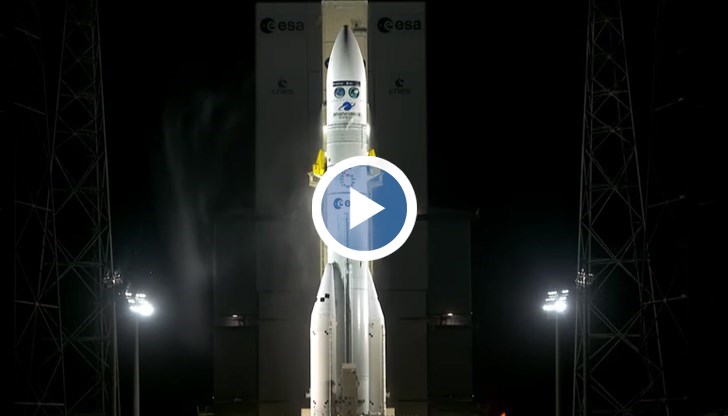 Третият полет на новата европейска ракета се състоя от космодрума Куру във Френска Гвиана