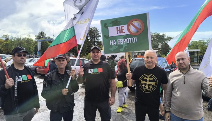 Демонстрантите издигнаха лозунги против еврото и милитаризацията