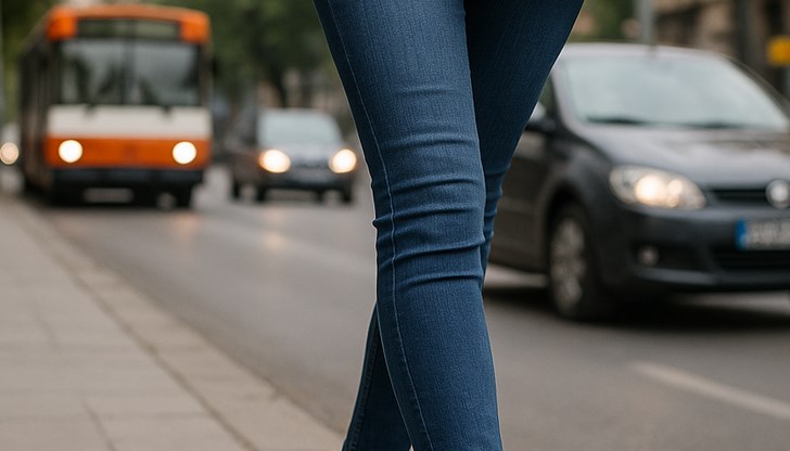 Тролей блъска паркиран автомобил, който пък удря жена, която вървяла по тротоара в този момент