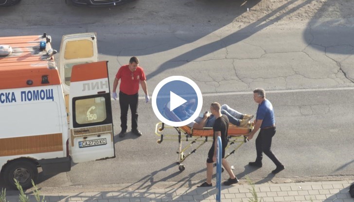 52-годишен мъж е транспортиран в болница с травма на коляното