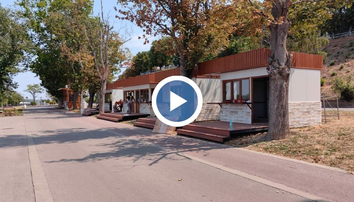 Четири павилиона за сувенири са в заключителна фаза на изграждане