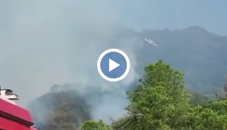 Огненият фронт достигна 3 километра, обхванал е площ от 500 хектара край Неапол