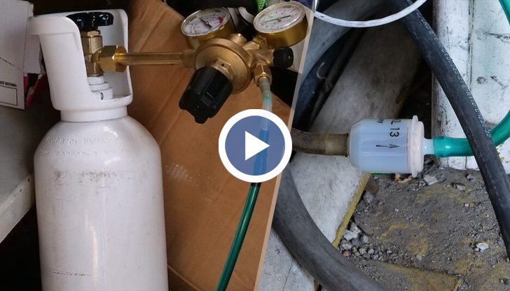 Иззета е газова бутилка и протоколи за над 100 автомобила с невярно съдържание