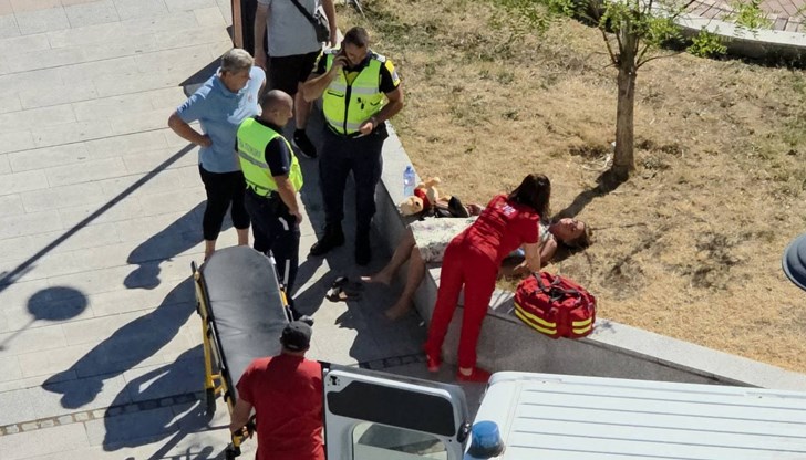 Пострадалата се охлаждала на градския шадраван преди инцидента