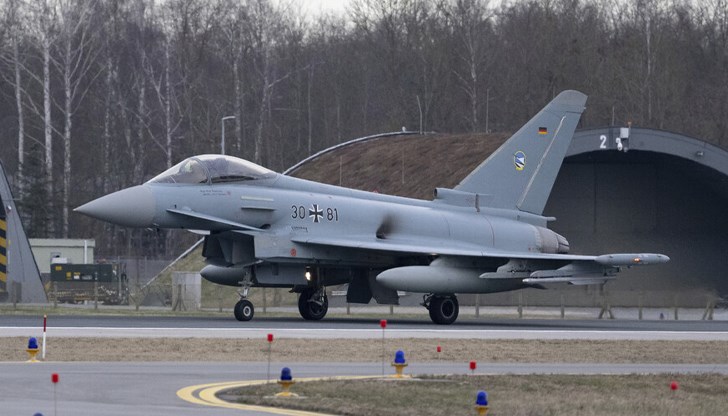 Германски "Юрофайтър" прехванаха руски "Илюшин" над Балтийско море