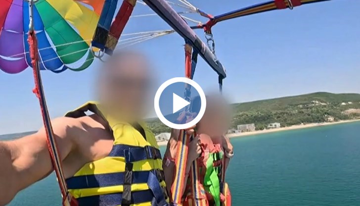 Снимки показват състоянието на коланите за парасейлинг по Черноморието