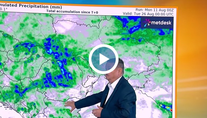 Климатологът предупреди, че валежи се очакват едва на 26 август с минимални количества