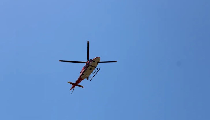 За първи път използваха новата хеликоптерна площадка в болницата