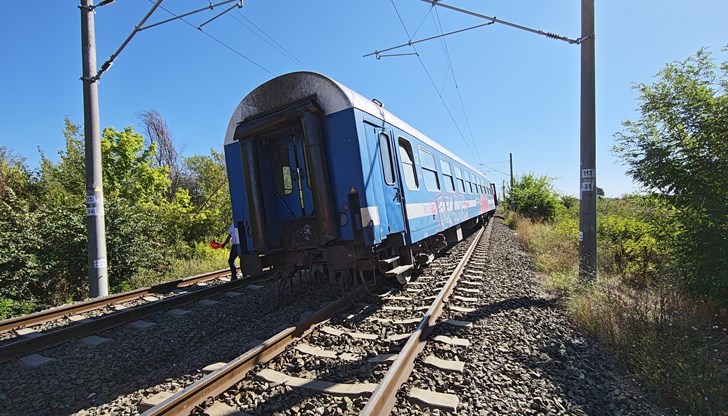 Няма пострадали при сутрешния инцидент с пътническата композиция Няма пострадали при сутрешния инцидент с пътническата композиция